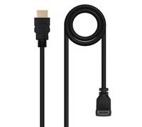 PRENDELUZ Cavo HDMI a gomito V1.4 1.8m ad alta velocità ed Ethernet, ideale per connessioni audio e video su dispositivi compatibili.