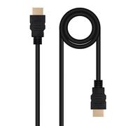 PRENDELUZ Cavo HDMI V2.0 4K@60HZ 18Gbps 0.5M NERO NANOCABILE