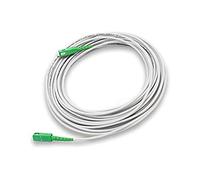 PRENDELUZ Cavo in fibra ottica universale - Colore bianco SC/APC a SC/APC monomodale simplex 9/125, compatibile con Telecom italia, Windtre, Iliad, Vodafone, Tiscali, Fastweb.