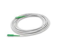 PRENDELUZ Cavo in fibra ottica universale - Colore bianco SC/APC a SC/APC monomodale simplex 9/125, compatibile con Telecom italia, Windtre, Iliad, Vodafone, Tiscali, Fastweb.