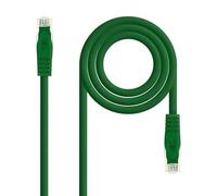 PRENDELUZ Cavo Rete LATIGUILLO RJ45 Cat.6A LSZH UTP AWG24, 0,30 M verde NANOCABILE