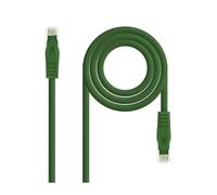 PRENDELUZ Cavo Rete LATIGUILLO RJ45 Cat.6A LSZH UTP AWG24 1M Verde NANOCABILE