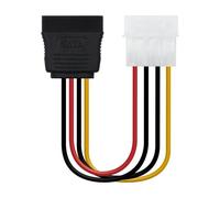 PRENDELUZ Cavo SATA da 5,25" (Molex 4pin) a M-SATA da 16 cm per collegare dischi rigidi agli alimentatori.