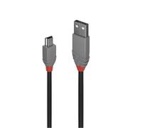 PRENDELUZ Cavo USB 0.5 m, USB 2.0, USB A a Mini-USB B, connessione rapida per trasferimenti di dati tra dispositivi.