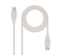 PRENDELUZ Cavo USB 2.0 Tipo A/M-A/M 2.0M, trasferimento dati veloce, compatibile con dispositivi USB, ideale per la ricarica e la sincronizzazione.