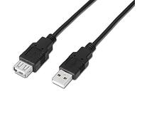 PRENDELUZ Cavo USB 2.0 Tipo A/M-A/M, Lunghezza 2.0 M, Trasferimento dati veloce, ideale per collegare dispositivi elettronici.