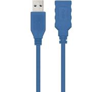 PRENDELUZ Cavo USB 3.0 A/M-A/H 2M Blu NANOCABILE: collega i dispositivi con velocità ed efficienza. Ideale per trasferimenti rapidi, garantendo alta durata e un design accattivante.