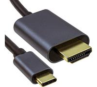 PRENDELUZ Collegamento Display Port (Display Port a HDMI Full HD 1080P, 1,5 m)