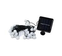 PRENDELUZ Ghirlanda solare decorativa a LED, 8 modalità selezionabili IP44 (miniball 6,5 m RGB 30 Leds 8 modalità)