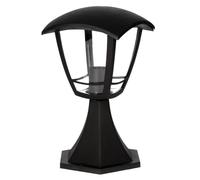 PRENDELUZ Lanterna da giardino da parete nera E27, ideale per illuminazione esterna e decorativa in cortili e giardini.