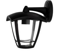 PRENDELUZ Lanterna da giardino nera con braccio regolabile E27, ideale per illuminare spazi esterni e creare ambienti accoglienti.