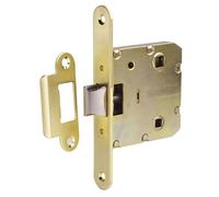 PRENDELUZ Maniglia per Porta in Ferro ottonato, Bordo Rotondo, Resistente e Durevole, Ideale per Porte Interne ed Esterne.