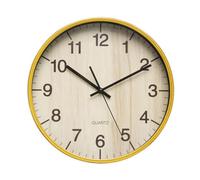 PRENDELUZ Orologio da parete 30 cm, movimento continuo, design in faggio, ideale per decorazione di interni e monitoraggio del tempo.