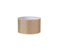 PRENDELUZ Paralume cilindrico E27 in tessuto marrone 30x30x20 cm, ideale per lampade, porta stile rustico e calore a qualsiasi ambiente.
