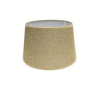 PRENDELUZ Paralume E27 beige 35 x 25 x 20 cm con design conico aperto, ideale per decorare e ammorbidire l'illuminazione negli spazi interni.