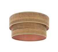 PRENDELUZ Piede lampada in legno scuro E27, dimensioni 40x35x21 cm - ideale per decorare, illuminare gli spazi e creare un'atmosfera accogliente.