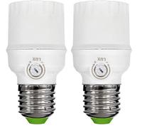 PRENDELUZ Portalampada E27 con sensore crepuscolare (Confezione da 2)