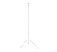 PRENDELUZ Telaio da terra per soggiorno, serie Imola, colore bianco, base 1xe27, dimensioni 130x55x55 cm, ideale per illuminazione e decorazione di interni.