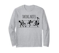 Prendere Appunti Divertente Musica Pun Maglia a Manica