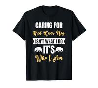 Prendersi cura di Red River Hog is Who I am Bushpig Funny Pig Lover Maglietta