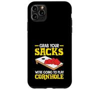Prendi i tuoi sacchi Cornhole Amante Gioca Divertimento Custodia per iPhone 11 Pro Max