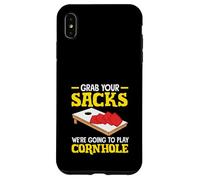 Prendi i tuoi sacchi Cornhole Amante Gioca Divertimento Custodia per iPhone XS Max