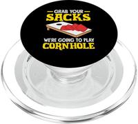 Prendi i tuoi sacchi Cornhole Amante Gioca Divertimento PopSockets PopGrip per MagSafe