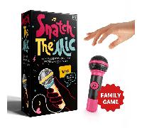 Prendi il microfono - Gioco di karaoke per famiglie da 2 a 10 persone - Gioco da tavolo per cattivi cantanti - 250 schede con testi, ottimo per serate di divertimento, feste di compleanno, rompighiacc