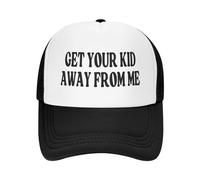 Prendi Il Tuo Bambino Lontano da Me Cappello in Rete per Uomo e Donna Cappello da Baseball Cappello da Camionista Nero