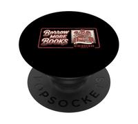 Prendi in prestito altri libri Bibliotecario Biblioteca di lettura per amanti dei libri PopSockets PopGrip Adesivo