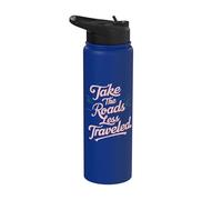 Prendi le strade meno battute Stainless Steel Insulated Water Bottle