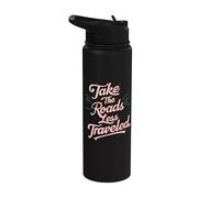 Prendi le strade meno battute Stainless Steel Insulated Water Bottle