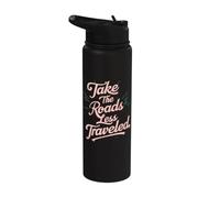 Prendi le strade meno battute Stainless Steel Insulated Water Bottle