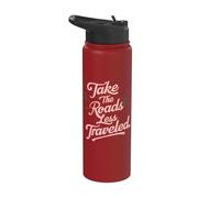 Prendi le strade meno battute Stainless Steel Insulated Water Bottle