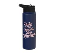 Prendi le strade meno battute Stainless Steel Insulated Water Bottle
