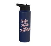 Prendi le strade meno battute Stainless Steel Insulated Water Bottle