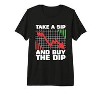 Prendi Un sorso e Acquista The Dip Loves Crypto Token Crypto Maglietta Premium