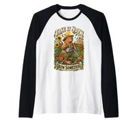 Prendila con Calma e coltiva Qualcosa di Bello Maglia con Maniche Raglan