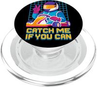 Prendimi se riesci Retro Racer Go Kart Race PopSockets PopGrip per MagSafe