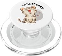Prenditi facile con il simpatico design a zampe di gatto e gatto PopSockets PopGrip per MagSafe
