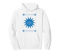 Prenditi Il Tuo Tempo - Fallo Bene (Yoga Lotus Boho Graphic) Felpa con Cappuccio