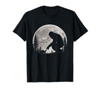 Prenditi Il Tuo Tempo | Retro Bigfoot e Turtle Moon Maglietta