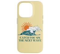 Prenditi sul modo successivo Surfer Ocean Waves Beach Sunrise Custodia per iPhone 14 Pro