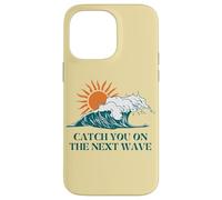 Prenditi sul modo successivo Surfer Ocean Waves Beach Sunrise Custodia per iPhone 14 Pro Max
