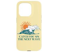 Prenditi sul modo successivo Surfer Ocean Waves Beach Sunrise Custodia per iPhone 15 Pro