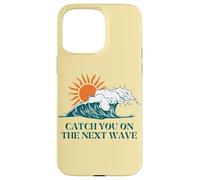 Prenditi sul modo successivo Surfer Ocean Waves Beach Sunrise Custodia per iPhone 15 Pro Max