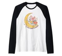 Prenditi un momento per respirare fiori lunari Maglia con Maniche Raglan
