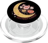 Prenditi un momento per respirare fiori lunari PopSockets PopGrip per MagSafe