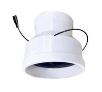 PRENDIZIONI Ventile Del Dotto In Da 75 Mm A 110 Mm 12V Da Ventilazione Ventilazione 3W Sostituzione Della Ventola Scarico Per Estrattore In Per Uso Domestico E Commerciale