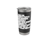 PRENDO PER GRANITO GRAMMATICA CATTIVA Meme pacificamente divertente Bicchiere termico in acciaio inox doppia parete